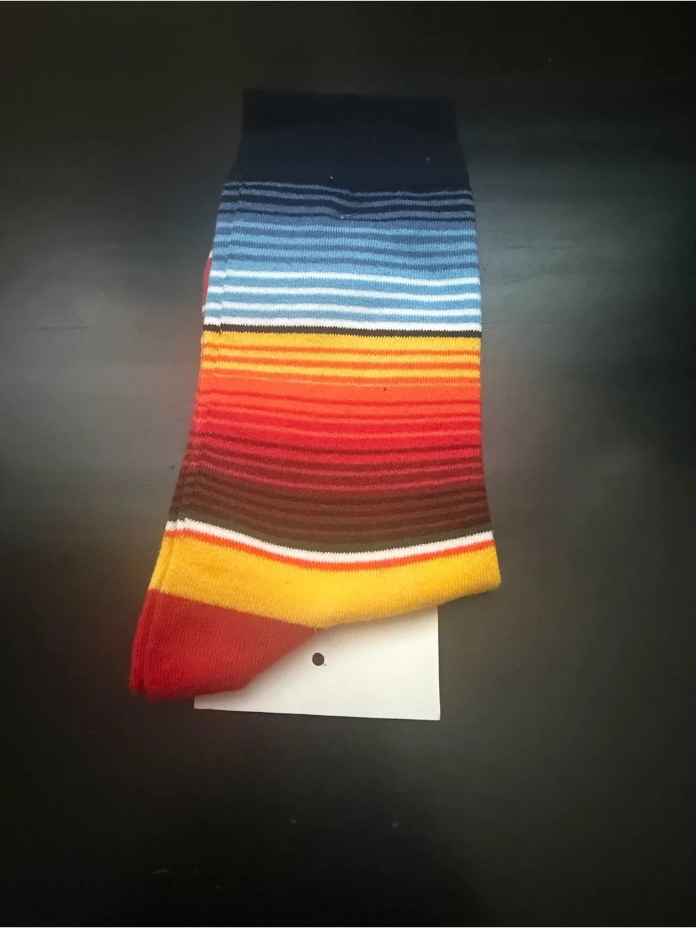 Men’s Red Patterned Crew Socks - Best in Low